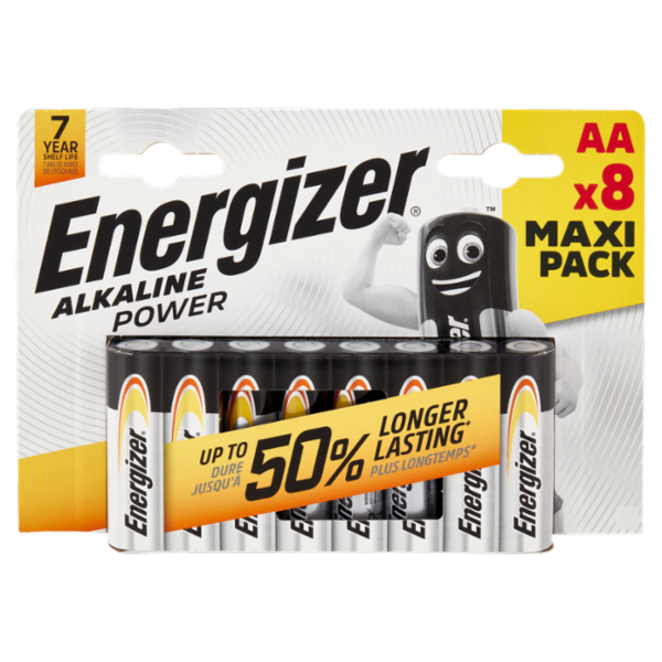 Energizer Alkaline Power AA 8 pz