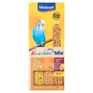 Vitakraft Kräcker Original Mix Pappagallini Ondulati 3 Pezzi 80 g