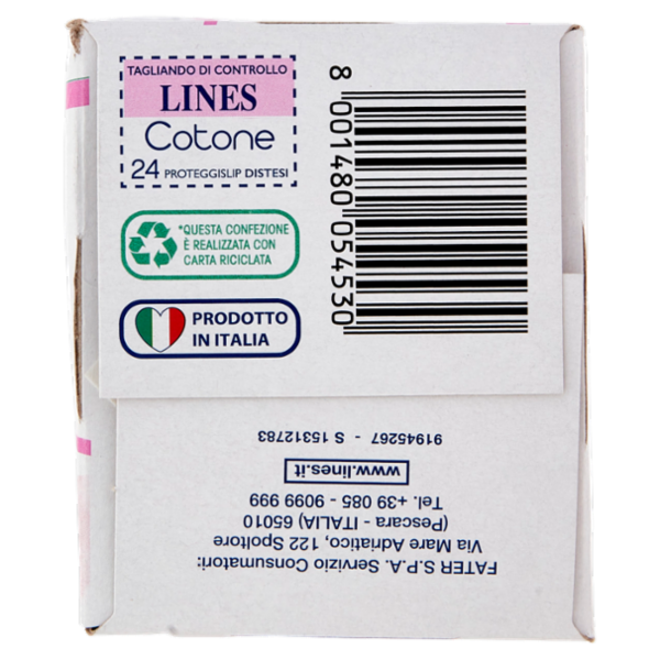 Lines Cotone Bio Proteggislip 24 pz