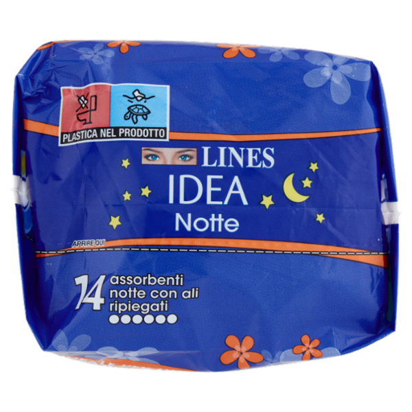 Lines Idea notte con ali ripiegato 14 pz