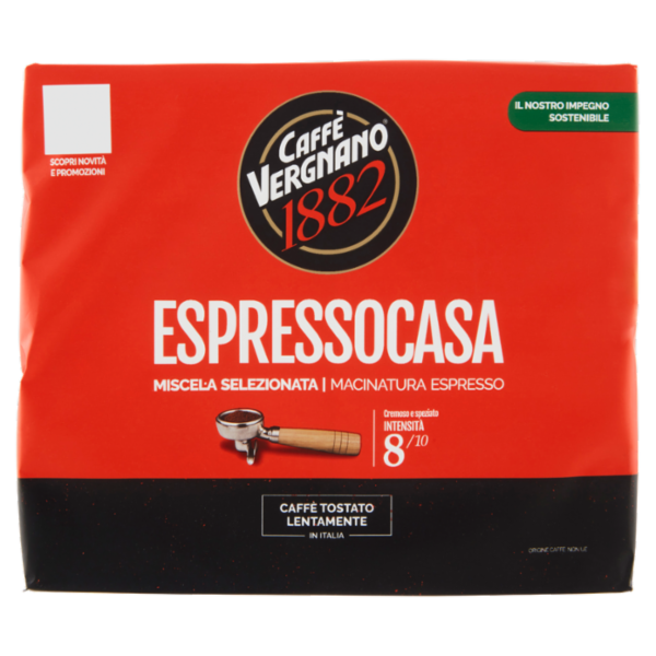 Caffè Vergnano 1882 Espressocasa Macinatura Espresso 2 x 250 g