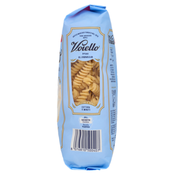 Voiello Pasta Il Fusillo N°141 grani 100% italiani Trafilata bronzo 500g