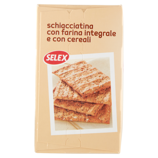 Selex Schiacciatina Integrale ai Cereali 4 Porzioni da 36 g 140g