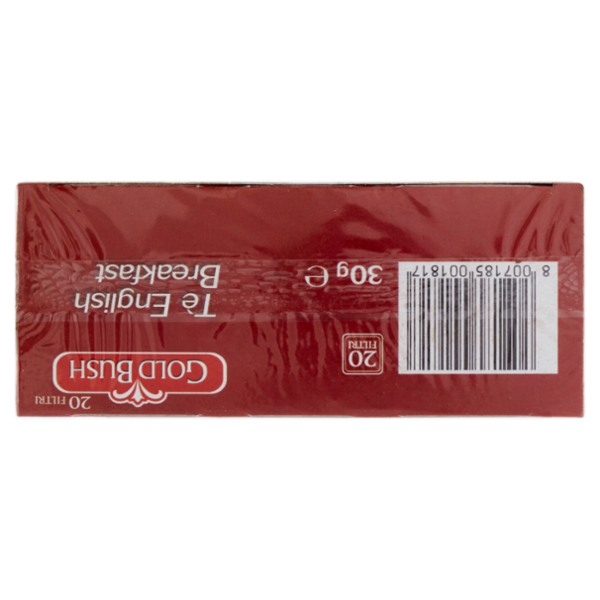 Gold Bush Tè English Breakfast 20 Filtri 30 g