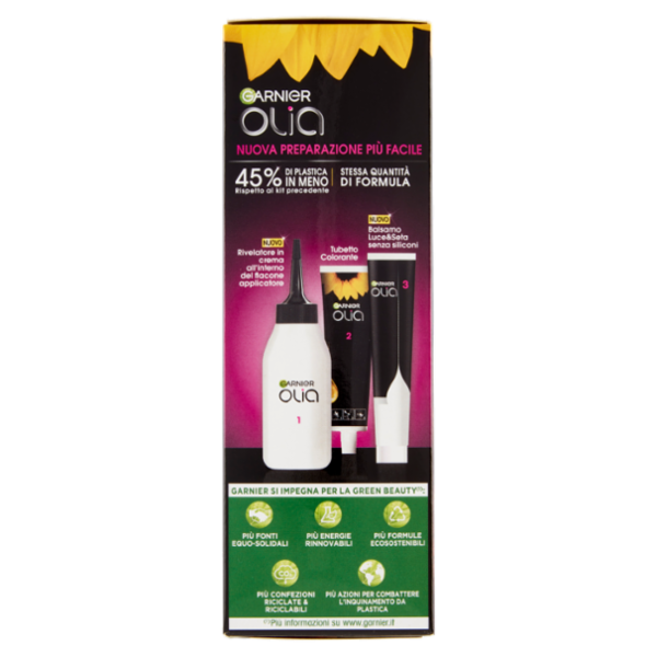 Garnier Olia Tinta Capelli, Senza Ammoniaca, Mahogani Brown 55