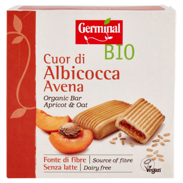Germinal Bio Cuor di Albicocca Avena 6 x 33,4 g