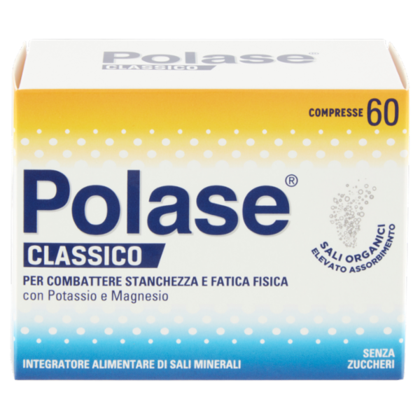 Polase compresse integratore potassio, magnesio e sali minerali contro stanchezza 60 compresse 30 g