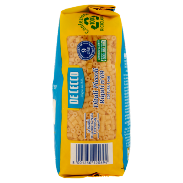 De Cecco Ditali Piccoli Rigati n° 69 500 g
