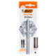Bic Cristal Re'New Refillable Metal Medium Nero 1.0mm