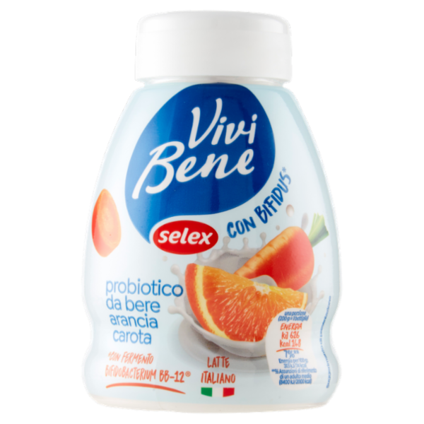 Selex Vivi Bene Bifidus Drink Arancia e Carota 200 g
