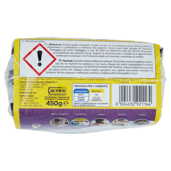 ARIASANA Ricarica Lavanda 2+1 busta 450 g