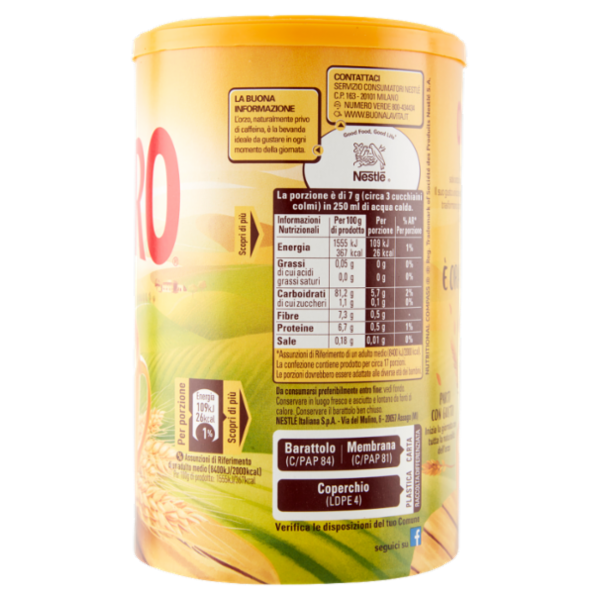 NESTLÉ ORZORO Orzo Solubile barattolo 120 g