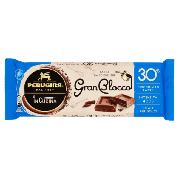 PERUGINA GranBlocco 30% Tavoletta Cioccolato al Latte 150g