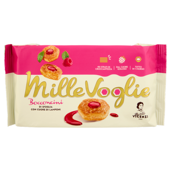 Matilde Vicenzi Bocconcini con Cuore di Lamponi 90 g