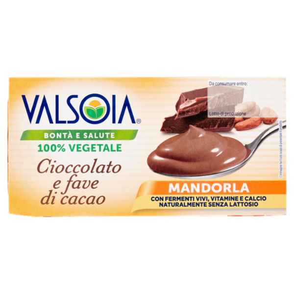 Valsoia Bontà e Salute Mandorla - Cioccolato e fave di cacao 2x125g