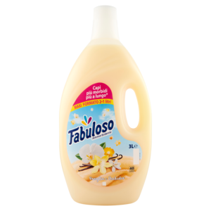 Fabuloso Ammorbidente Diluito Vaniglia e Orchidea 40 Lavaggi 3 L