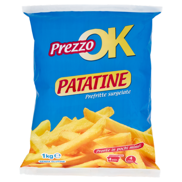 Prezzo OK Patatine Classic Patatine fritte surgelate 1 kg