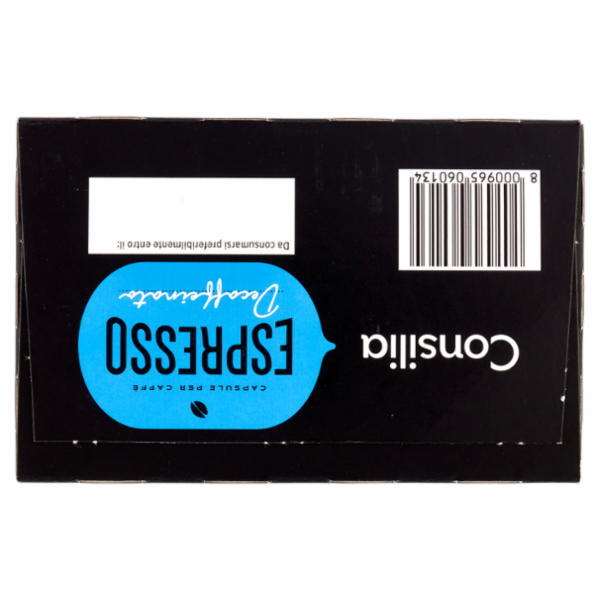 Consilia Caffè in Capsule Espresso Decaffeinato Compatibili Nespresso 10 pezzi