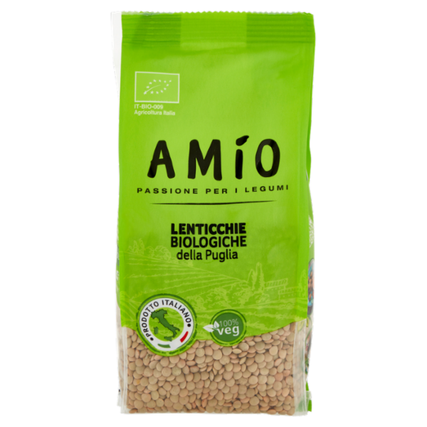 Amío Lenticchie Biologiche della Puglia 400 g