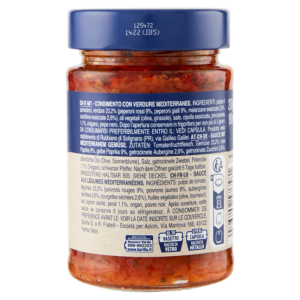 Barilla Pesto Rustico Mediterraneo Pasta e Bruschetta 200 g