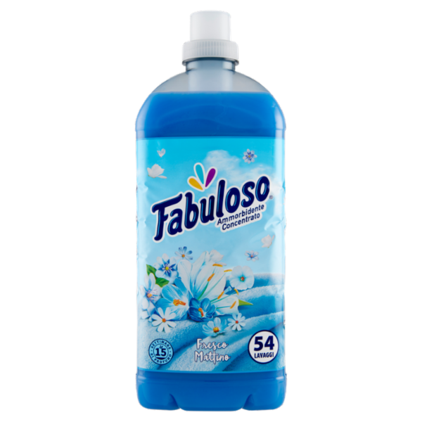 Fabuloso ammorbidente concentrato Fresco Mattino 54 lavaggi 1,25 L
