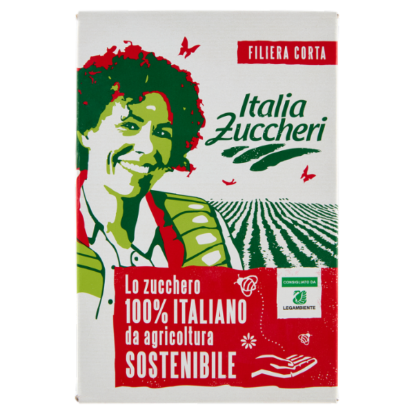 Italia Zuccheri Zucchero semolato 100% italiano - astuccio 1kg