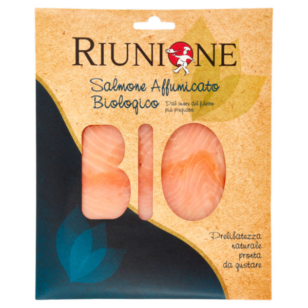 Riunione Bio Salmone Affumicato Biologico 0,070 kg