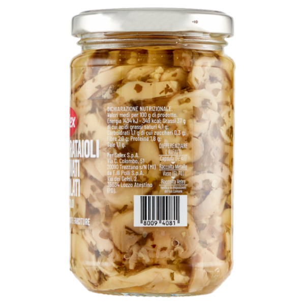Selex Funghi Prataioli Coltivati Trifolati sott'Olio 280 g