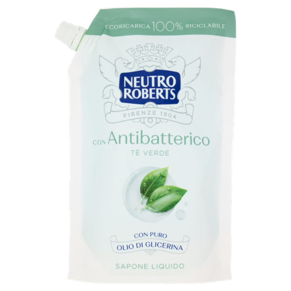 Neutro Roberts con antibatterico con tè verde naturale Sapone Liquido 400 ml