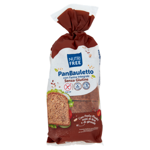 Nutrifree PanBauletto con Farina Integrale Senza Glutine 300 g
