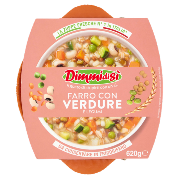 DimmidiSì le Zuppe fresche Farro con Verdure 620 g