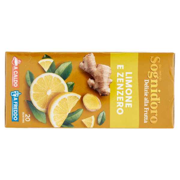 Sognid'oro gli Infusi Delizie alla Frutta Limone e Zenzero bustine 20 x 2 g