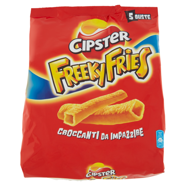 Cipster Freeky Fries Bastoncini di Patate Multipack 5 Bustine - 125g