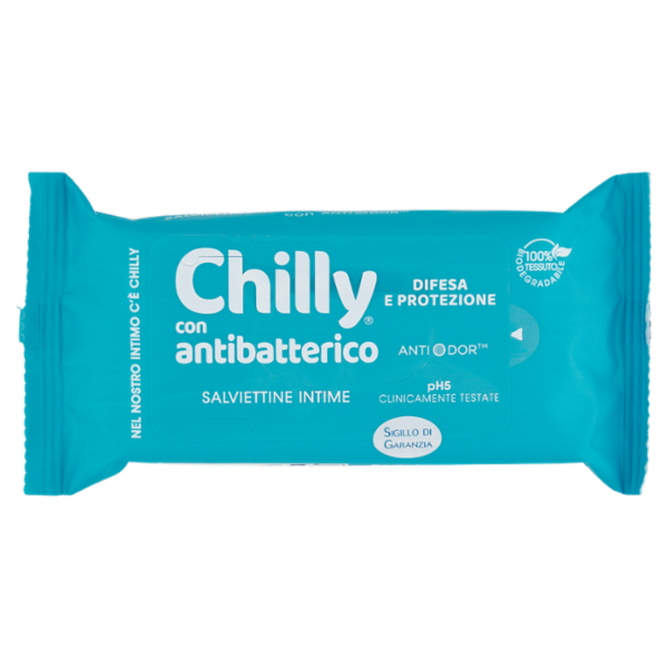 Chilly con antibatterico Salviettine Intime 12 pz