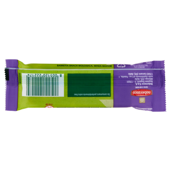 noberasco Bio Barretta con Cranberry e Mirtilli Neri 30 g