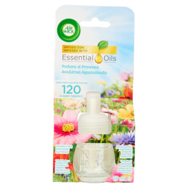 Air Wick Profumatore per Ambienti Profumo di Primavera Ricarica 19 ml