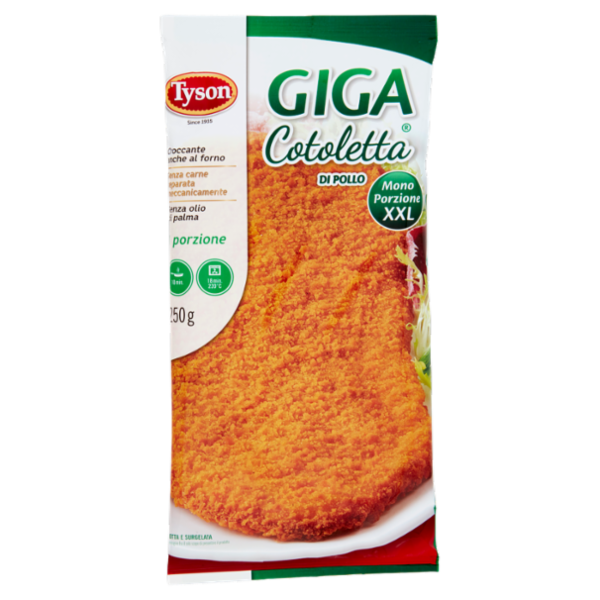 Tyson Giga Cotoletta di Pollo 250 g