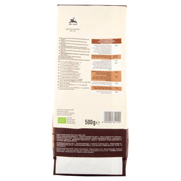 alce nero Penne Rigate Khorasan 500 g