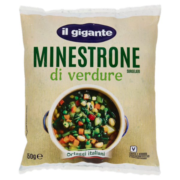 IL GIGANTE Minestrone di verdure Surgelato 450 g