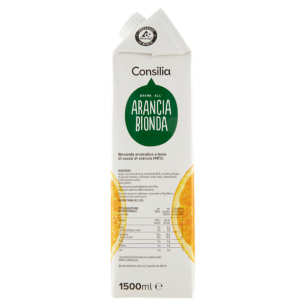 Consilia Succo Arancia Bionda 1,5 L