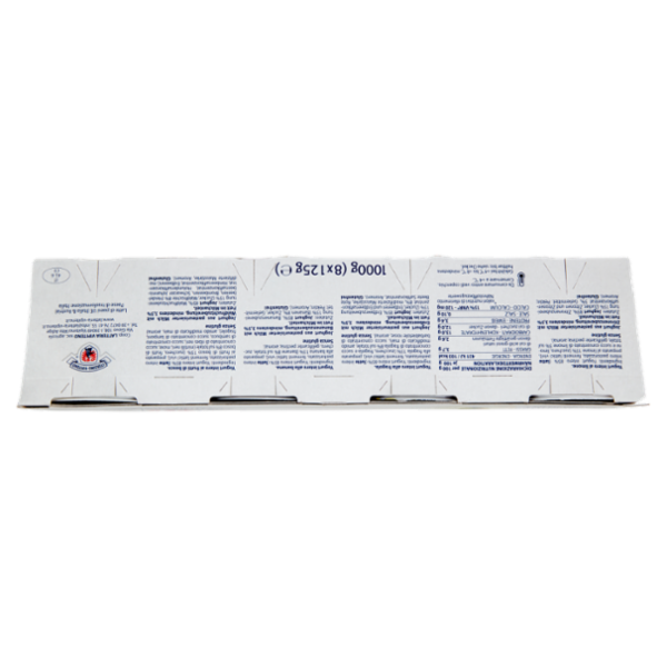 Sterzing Vipiteno Yogurt intero Frutta 2 Fragola, 2 Banana, 2 Frutti di Bosco, 2 Limone 8 x 125 g