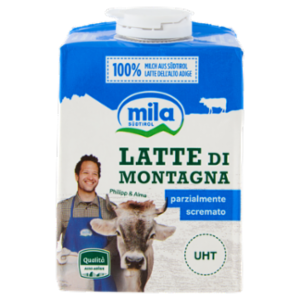 Mila Latte Di Montagna UHT Parzialmente Scremato 500 Ml
