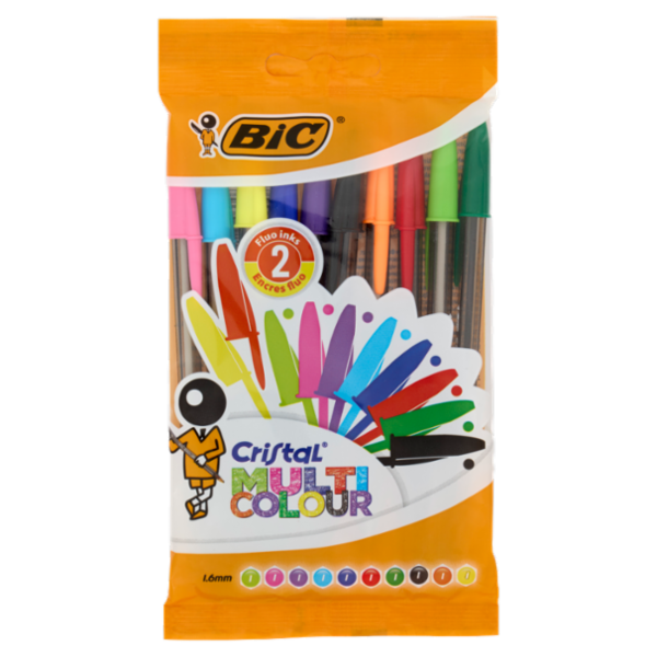 Bic Cristal Multi Colour 10 pz