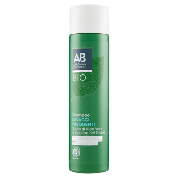Armonia & Benessere Shampoo Lavaggi Frequenti Bio con Succo di Aloe e Proteine del Grano 250 ml