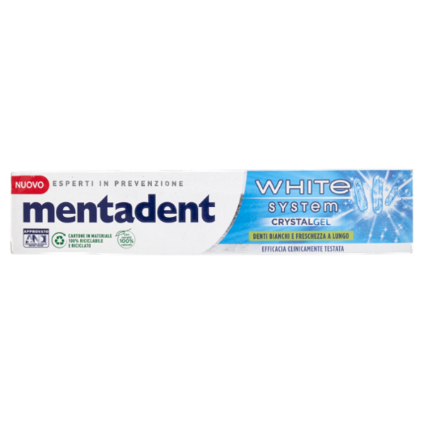 Mentadent White System Crystal Gel 75 ml