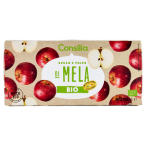 Consilia Succo e Polpa Di Mela Biologico 3x200 Ml
