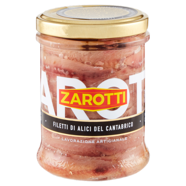 Zarotti Filetti di Alici del Cantabrico in Olio di Oliva 200 g