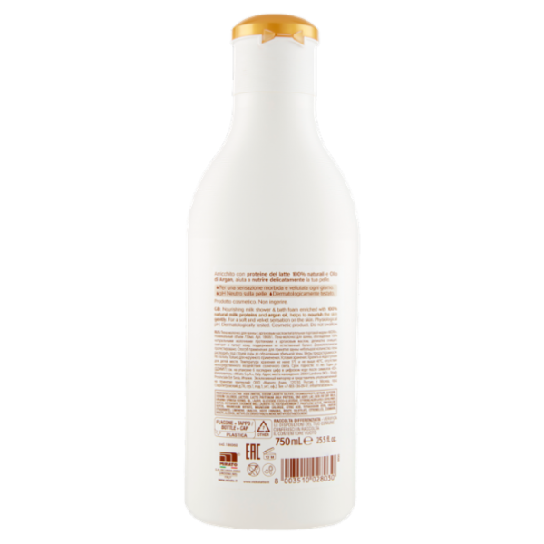 Nidra Bagnolatte Nutriente con olio di Argan 750 mL