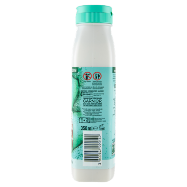 Garnier Fructis Hair Food, Balsamo idratante all'aloe per capelli disidratati, 350 ml