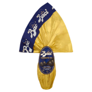BACI PERUGINA Uovo Pasqua Cioccolato Fondente Extra 70% Con Sorpresa e 4 Cioccolatini 265g